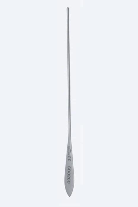 Зонди, хірургічні, прямі, листкоподібні, діаметр 2,0 мм, загальна довжина 200 мм, 8". Бренд - Asanus Medizintechnik Gmb, Німеччина